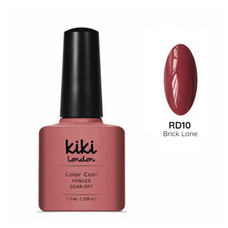 gel polish nail nails pink red classic winter autumn fall deep dark rosey creme manicure brick 