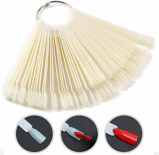 White Swatch Sticks 50pcs (with ring)