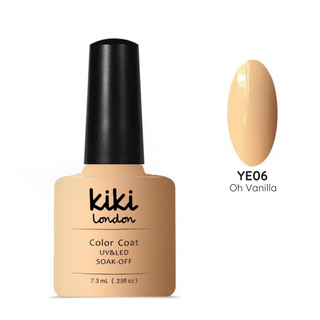 yellow gel polish nails nail manicure summer light vanilla gellack gellac  nude natural neutral spring summer 