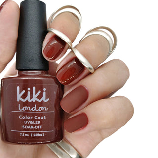 brown deep wine red chocolate dark gel polish gellac gellack manicure nails nail deep winter autumn fall 
