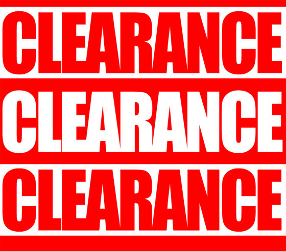 CLEARANCE SALE - 50% Off