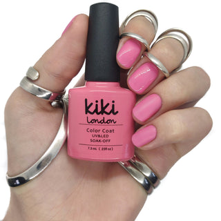 classic pink nails gel polish nail rosey rose creme creamy pastel pale pretty light 